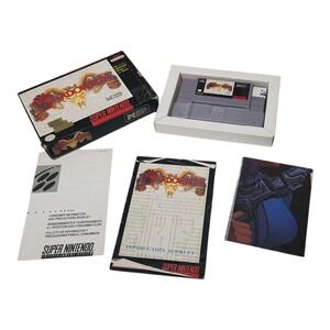 Shadowrun SNES Super Nintendo Data East CIB Complete In Box RPG SNS-WR-USA